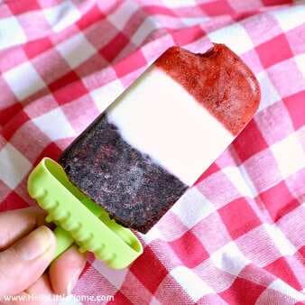 Red, White, And Blue Popsicles