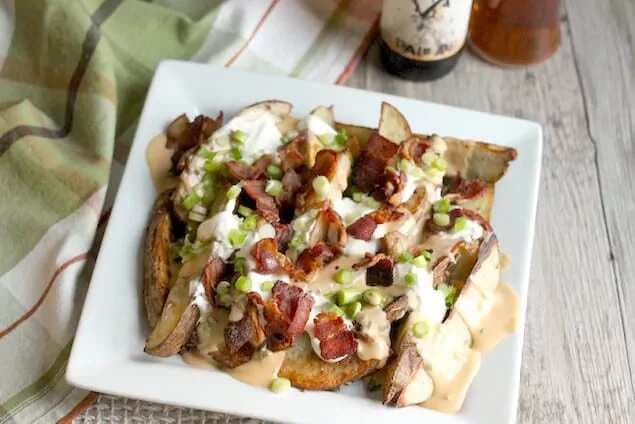 Beer Cheese Pub Nachos With Bacon