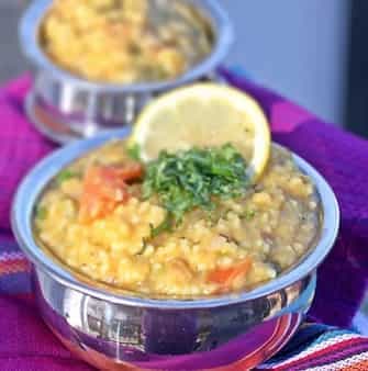 Khichuri Bengali Red Lentil Porridge Or Risotto