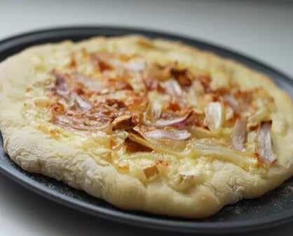 Brie And Caramelized Onion Pizza