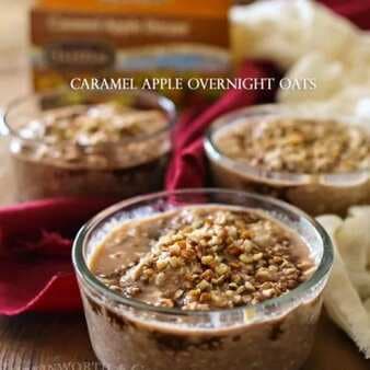 Caramel Apple Overnight Oatmeal