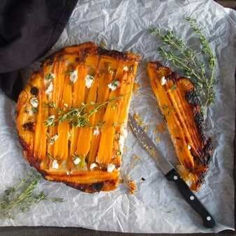 Caramelized Carrot And Goat Cheese Tarte Tatin