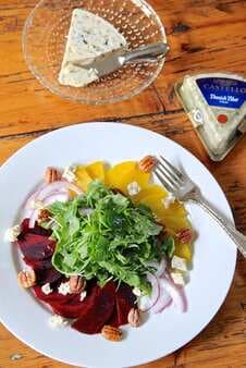 Castello Summer Of Blue Beet And Arugula Salad With Creamy Blue Cheese