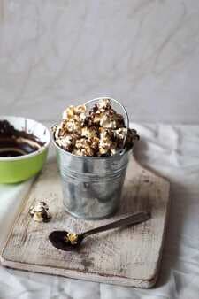 Chocolate And Brown Butter Coated Popcorn