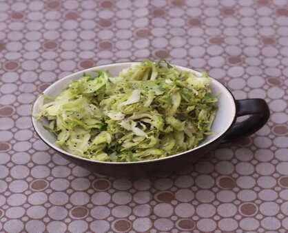 Cooking Magazines:Shredded Brussels Sprouts With Poppy Seeds