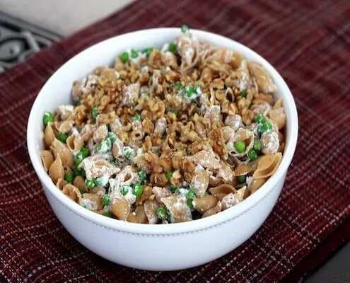 Cooking Magazines:Whole Grain Shells With Goat Cheese And Walnuts