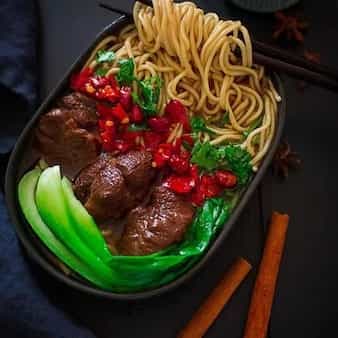 Cozy Oxtail And Beef Noodle Soup