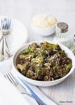 Crispy Oven-Roasted Broccoli And Garlic