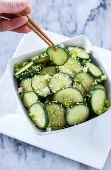 Cucumber Salad With Asian-Style Sesame Dressing