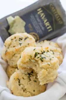 Feed Your Creativity Golden Garlic Biscuits With Havarti Cheese