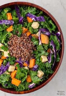 Feed Your Creativity Kale Salad With Sweet Potato
