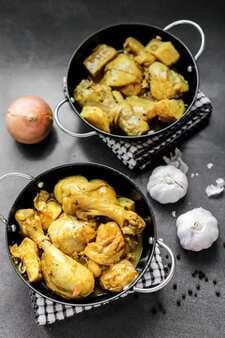 Filipino Adobong Dilaw Chicken