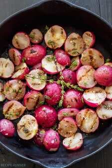 Grilled Radishes With Brown Butter And Thyme