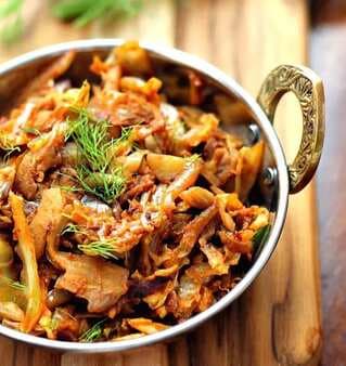 Indian-Style Spiced Stir-Fry Cabbage