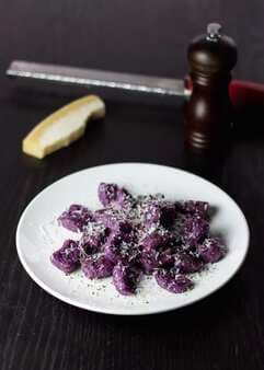 Purple Potato Gnocchi With Ricotta
