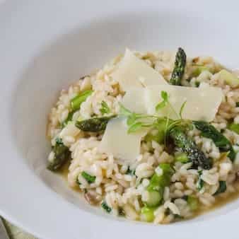 Risotto With Asparagus And Ramps
