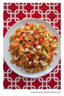 Roasted Cauliflower Salad With Tabasco And Blue Cheese