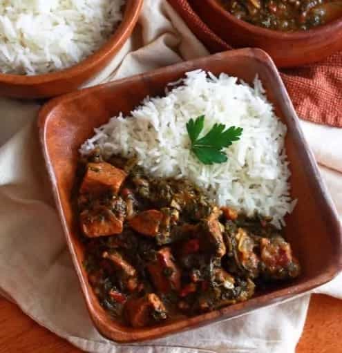 Saag Gosht:Punjabi Beef And Spinach Curry