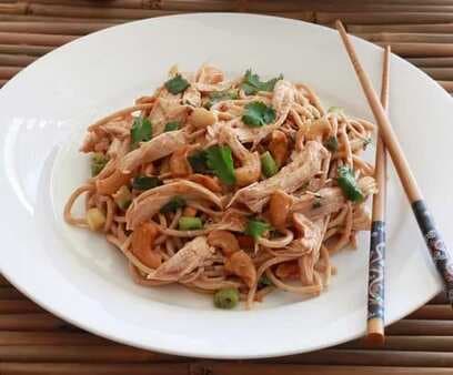 Sichuan Chicken And Cashew Noodle Salad
