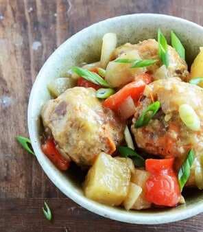 Sweet And Sour Turkey Meatballs