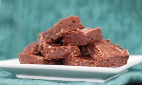 Vegan Dark Chocolate Coconut Fudge