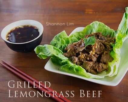 Vietnamese Grilled Lemongrass Beef Served 3 Ways