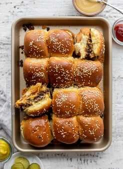  Double Cheddar Cheeseburger Sliders