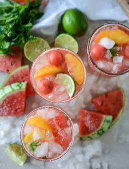 Watermelon Rosé Margaritas