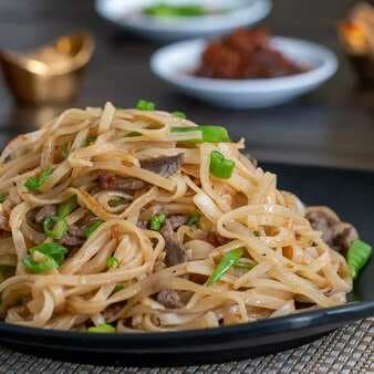 Beef Noodles with Spicy Xo Sauce