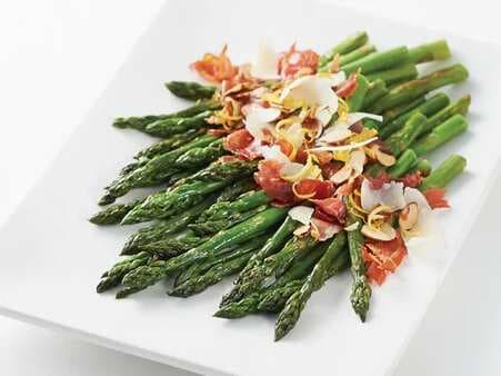 Asparagus With Crispy Prosciutto And Almonds