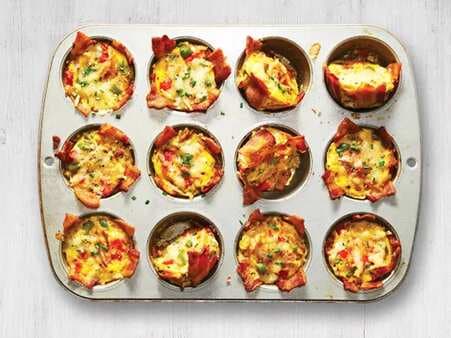 Bacon And Egg Hash Brown Cups