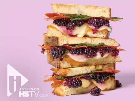 Blackberry, Prosciutto, And Sage Grilled Cheese