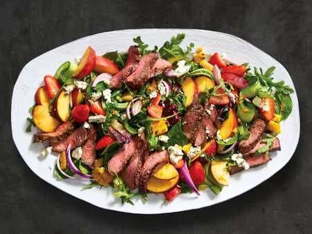 Grilled Steak Salad With Fruit