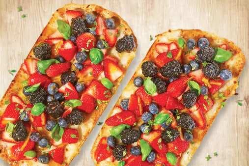 Herbed Berry Flatbread Pizzas