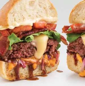 Home Style Double Cheeseburger