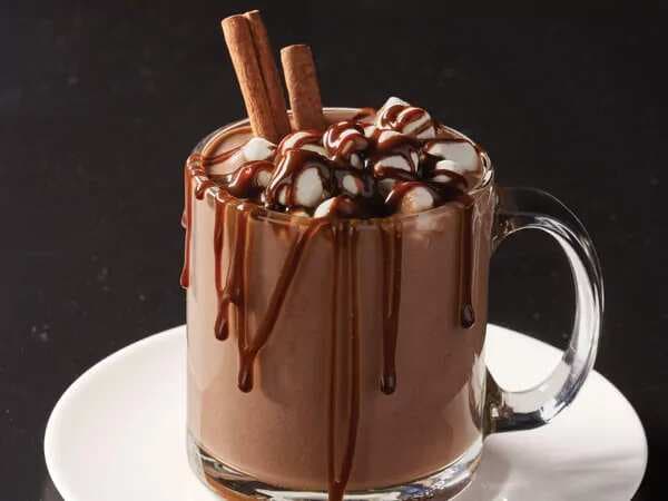 Red Wine Spiked Hot Chocolate