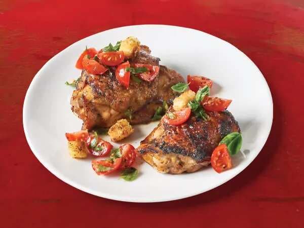 Roasted Balsamic Chicken With Panzanella Salad