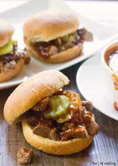 Dr Pepper Brisket Sliders with Dr Pepper Barbecue Sauce