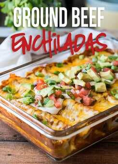 Ground Beef Enchiladas