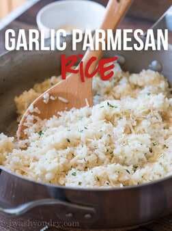 Garlic Parmesan Rice
