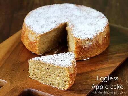 Eggless Apple Cake