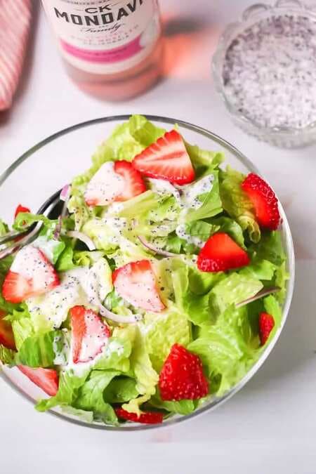 Strawberry Salad Poppy Seed Dressing