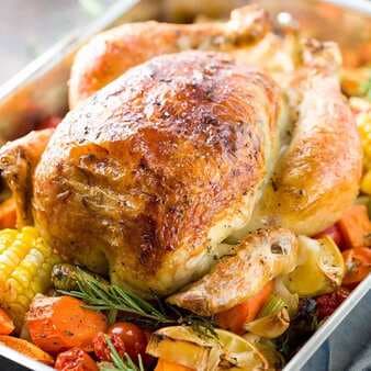 Roasted Lemon And Herb Chicken