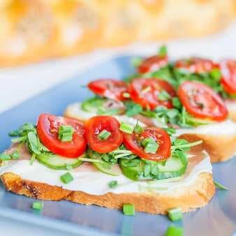 Prosciutto And Veggie Sandwiches