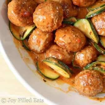 Meatballs with Zucchini & Mascarpone