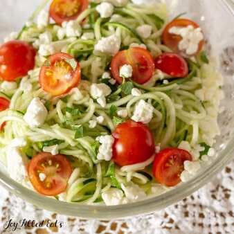 Zucchini Salad with Lemon and Feta