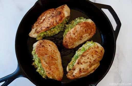 Broccoli-Cheddar Stuffed Chicken Breasts