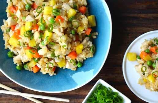 Pineapple Chicken Fried Rice