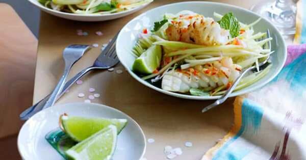 Calamari And Green Mango Salad