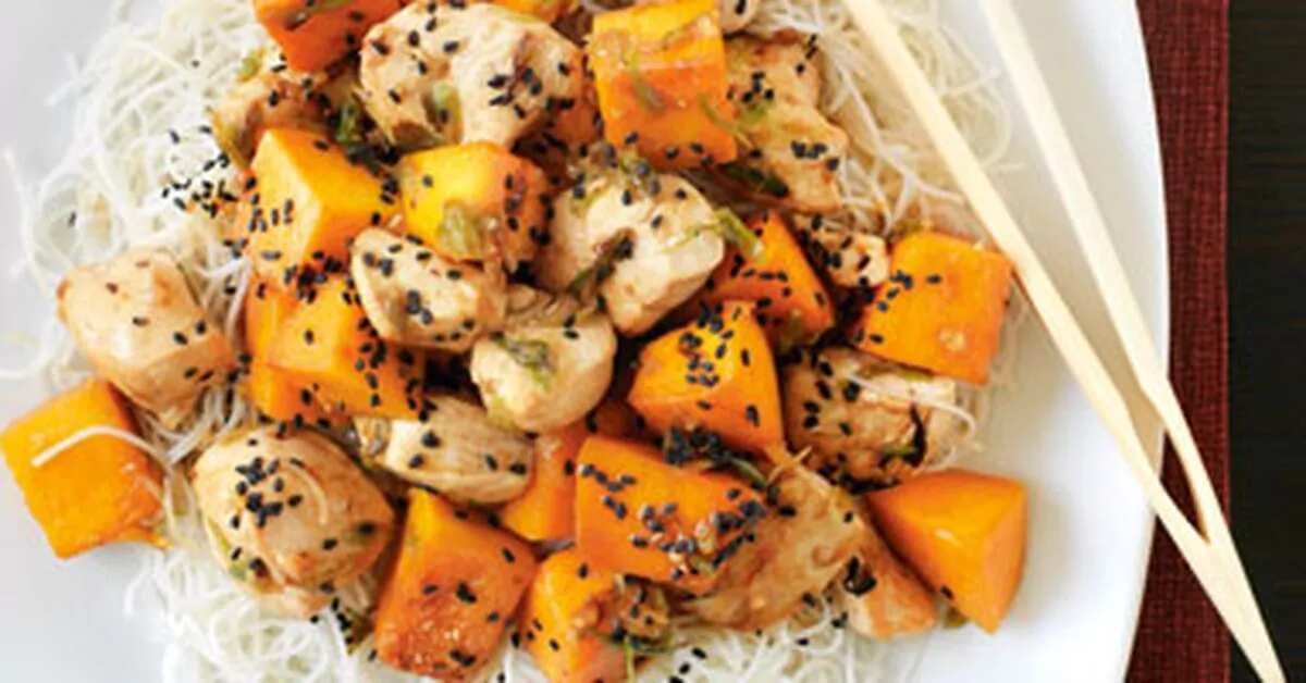 Chicken With Pumpkin And Ginger